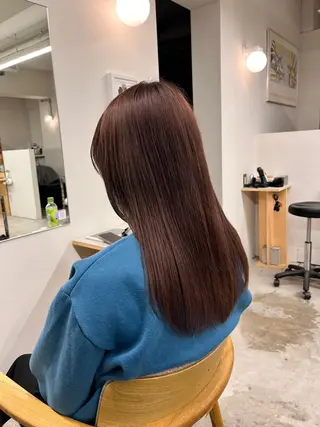 セミロング カラー マミ🌱 ボブ/津田沼のヘアスタイル