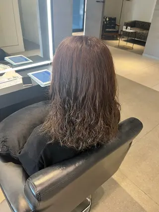 ミディアム カラー ERII /伏見 カットモデル募集中！のヘアスタイル
