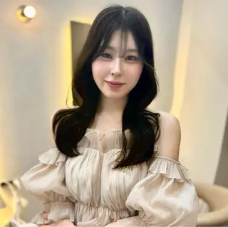 ロング 韓国トレンド💓‪ 阿部あんじゅのヘアスタイル