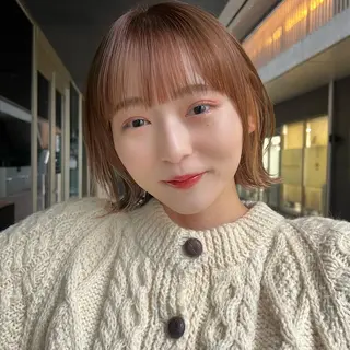 ミディアム カラー 🎧パーソナルケア/ 透明感カラー/ミユのヘアスタイル