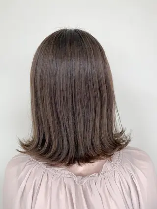 ミディアム カラー 【透明感、艶髪】西村 有司のヘアスタイル