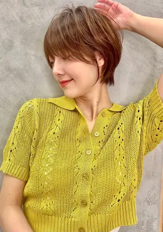 ショート lond profil 浦和店所属・mina/浦和 ショート/韓国ヘアのヘアスタイル