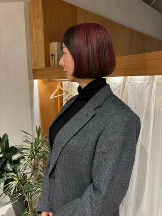 ショート レイヤー/ボブパーマ /垢抜け/タクミのヘアスタイル