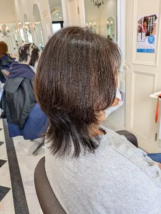 カラー ミディアム Salon de with根本博史のヘアスタイル