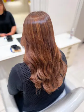 ロング ヘアアレンジ 銀座/カラー 🎀momo🎀のヘアスタイル