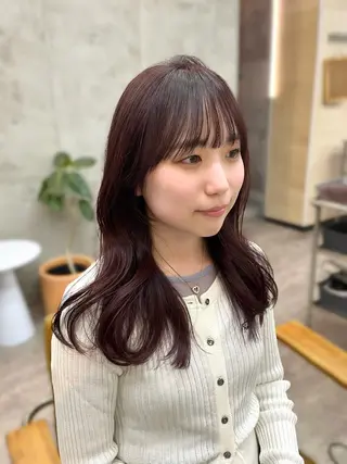 ミディアム カラー SALT WATER所属・🤎𝐌𝐚𝐨⌇ お悩み解決美容師🤎のヘアスタイル