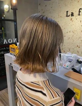 ミディアム sail hairのヘアスタイル