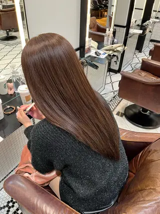 ロング アイバ シュンのヘアスタイル