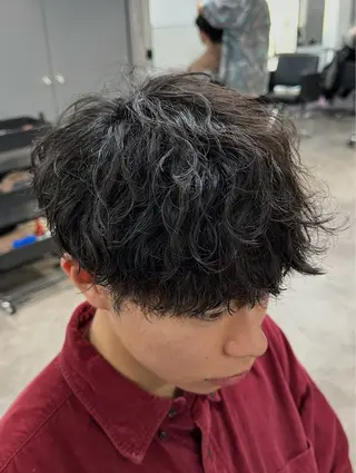 パーマ シャドウパーマ/立川 メンズ/コタロウのヘアスタイル