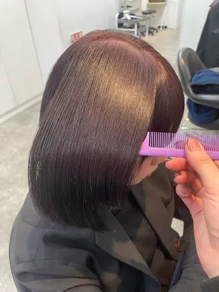 カラー 札幌クロスパーマ /🎀柴田ひな🎀のヘアスタイル