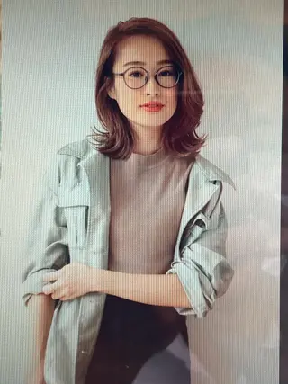 ミディアム ✂️ワタナベ コウジ✂️のヘアスタイル