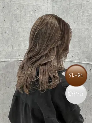 ロング 🍀透明感抜群🍀/ ハイトーンカラーのヘアスタイル