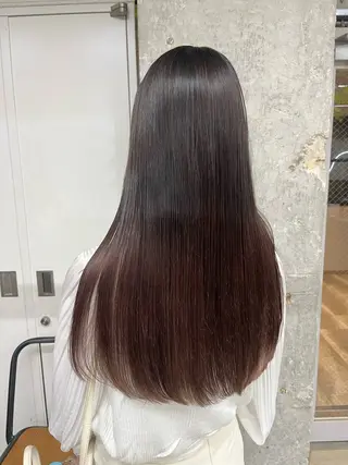 ロング 小長谷 夕菜のヘアスタイル