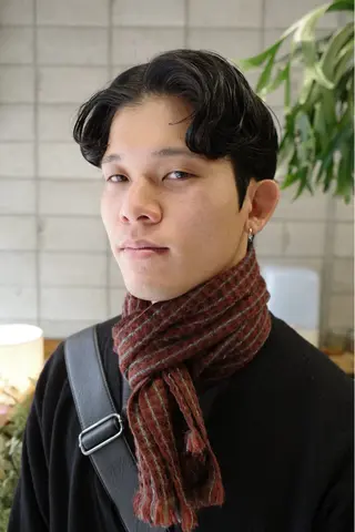 ショート メンズ パーマ/メンズ/ 鮫島竜海のヘアスタイル