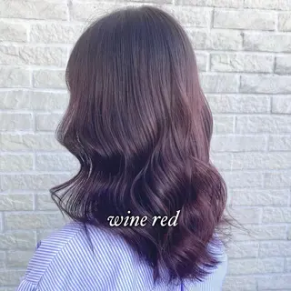 セミロング カラー 成瀬スパイラル パーマ清水大隼のヘアスタイル