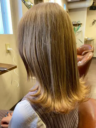 ロング カラー liL  hair サトウリョウタのヘアスタイル