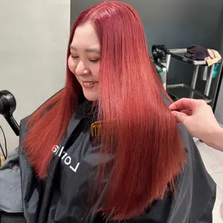 ロング 盛れる透明感カラー・ momokaのヘアスタイル