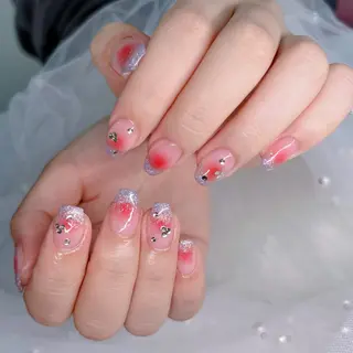 ネイル パーツ全部¥110 サロンミミのネイルデザイン