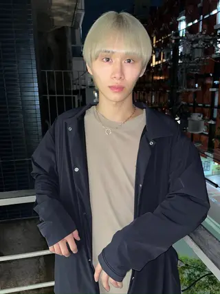 ショート カラー メンズ 堺 鳳 ママ美容師 yukariのヘアスタイル