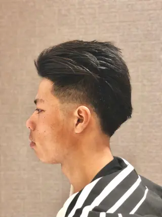 ミディアム メンズ アンドウ ユウ/ レイヤーカット/韓国のヘアスタイル