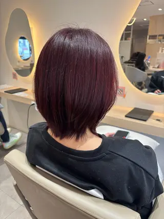 ミディアム 🫧Ayumu🫧 透明感カラー/春日のヘアスタイル