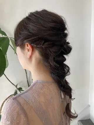 セミロング 齋藤 リョウコのヘアスタイル