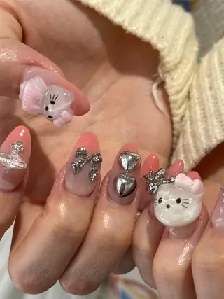 ネイル 個性派／中韓ネイル SAKURAのネイルデザイン