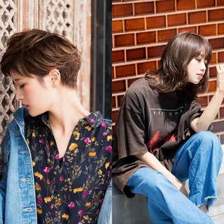 ミディアム Noyヨシモト ヒロトのヘアスタイル