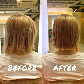 ショート カラー ヘアアレンジ 鶴﨑 美優亜のヘアスタイル