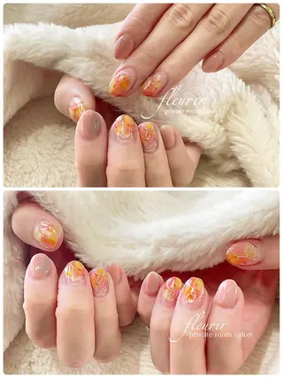 ネイル フルリール 【プライベートサロンのネイルデザイン