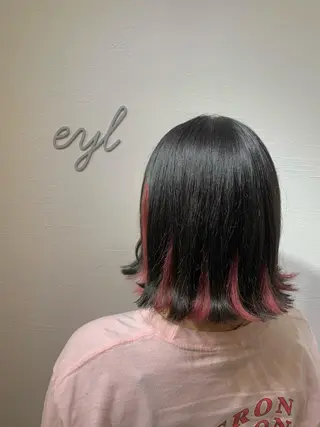 ショート カラー 💎赤み消しカラー 特化型デザイナー💎のヘアスタイル