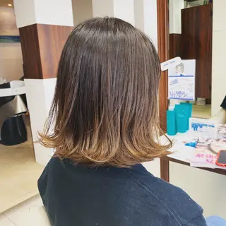 ミディアム カラー miiro 長津田 髪質改善 フジムラのヘアスタイル