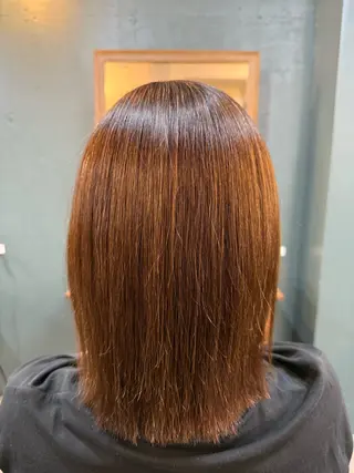 ミディアム 青物横丁/大井町/ 髪質改善/鈴木直行のヘアスタイル