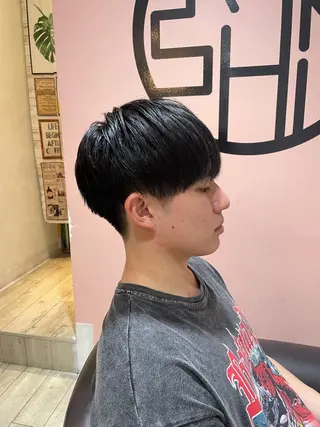 ショート メンズ 暖色/艶髪/ 透明感カラー/なおとのヘアスタイル