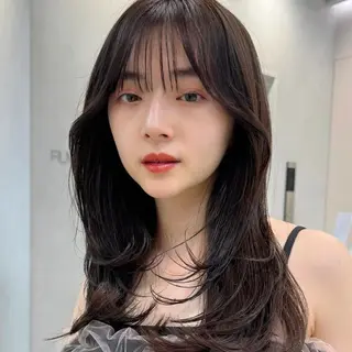 セミロング 表参道レイヤー Kinoのヘアスタイル