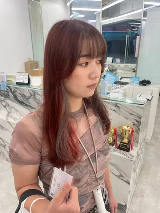 ロング カラー ヘアアレンジ 【Sweep】おじま のぞみのヘアスタイル