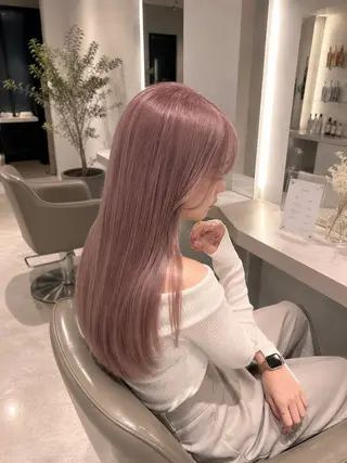 カラー 🎀ハイトーン/イン ナーカラー♡ねお🎀のヘアスタイル