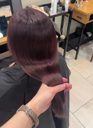 カラー メンズカット/ フェザーパーマ/げんのヘアスタイル