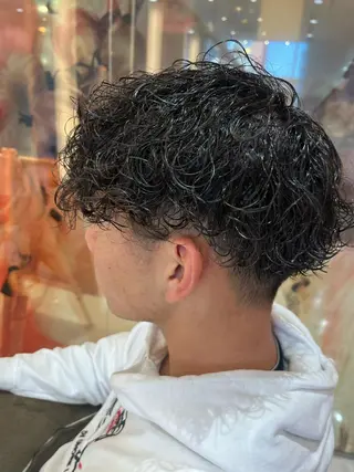 ショート パーマ メンズ ASAMI /MaisonINEのヘアスタイル