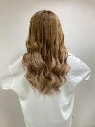 セミロング カラー パーマ ヘアアレンジ メンズ キッズ ネイル マツエク・マツパ アイブロウ 🧡可愛い色落ち🧡 ハイトーン特化🧡のヘアスタイル