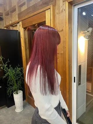 ロング カラー まろみ暖色×ボブ ×chia🕯のヘアスタイル