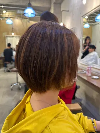 ショート カラー 石綿 大和のヘアスタイル