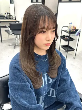 ロング カラー レイヤー ハイトーン 暖色⭐︎KANAKOのヘアスタイル