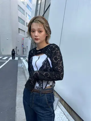 ショート トミオカ ノアのヘアスタイル