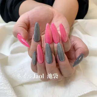 ロング ネイルJaol 池袋のネイルデザイン