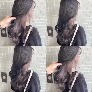 セミロング カラー Hardy ショータのヘアスタイル
