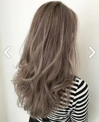 ロング カラー パーマ ヘアアレンジ チビ編み込みエクステ シールEXどぅ〜すのヘアスタイル