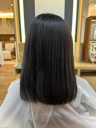 セミロング カラー ✂︎HITOMI✂︎ 副店長のヘアスタイル