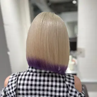 ショート デザインカラー/ 透明感/Nozomiのヘアスタイル