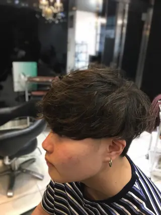 ショート パーマ メンズ メンズ特化🔥 アサオカカズキのヘアスタイル